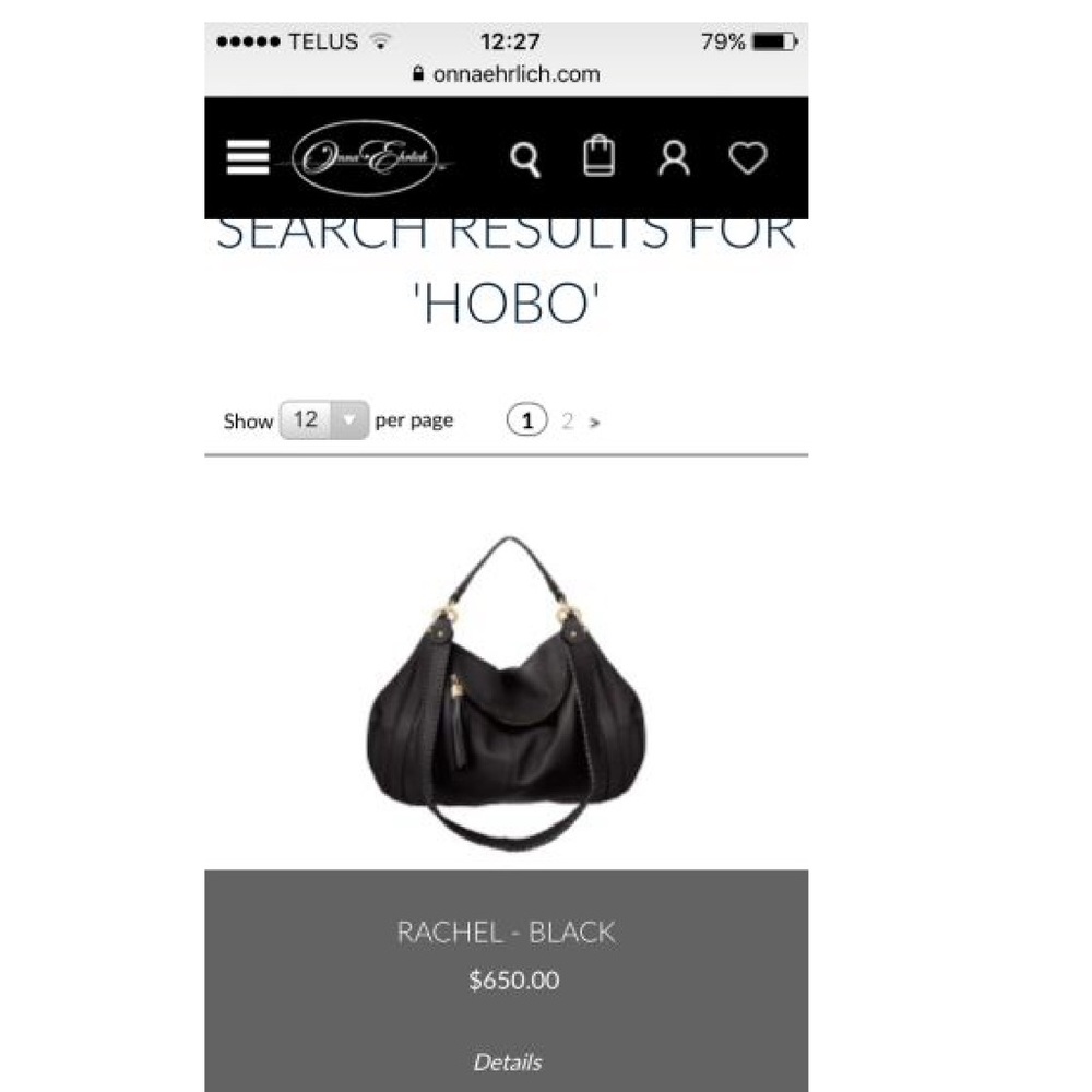 Onna Ehrlich Large Slouchy Leather Hobo Bag - Picture 2 of 13